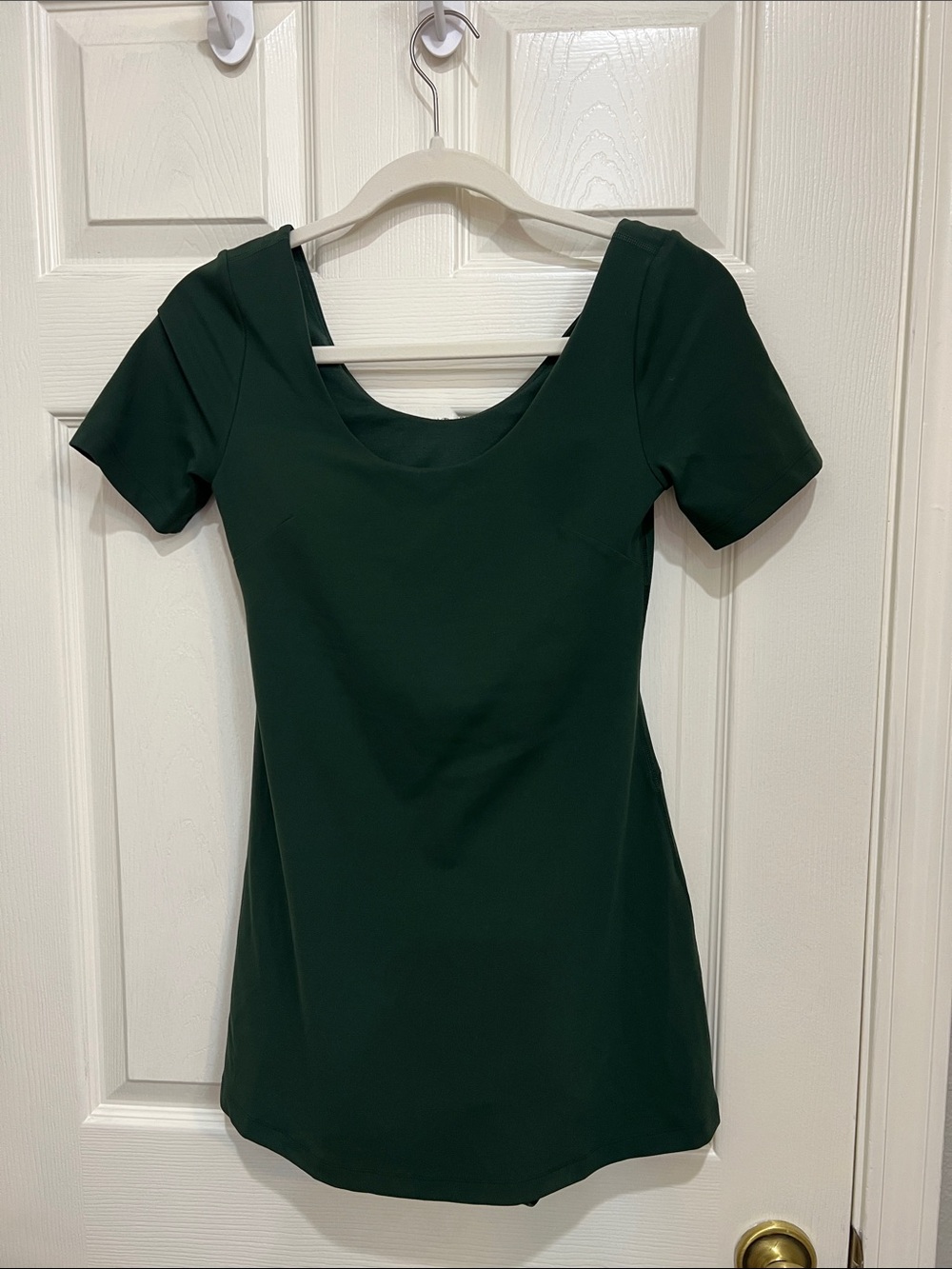 184. Lululemon Align Short-Sleeve Dress Legacy Green - Picture 7 of 10